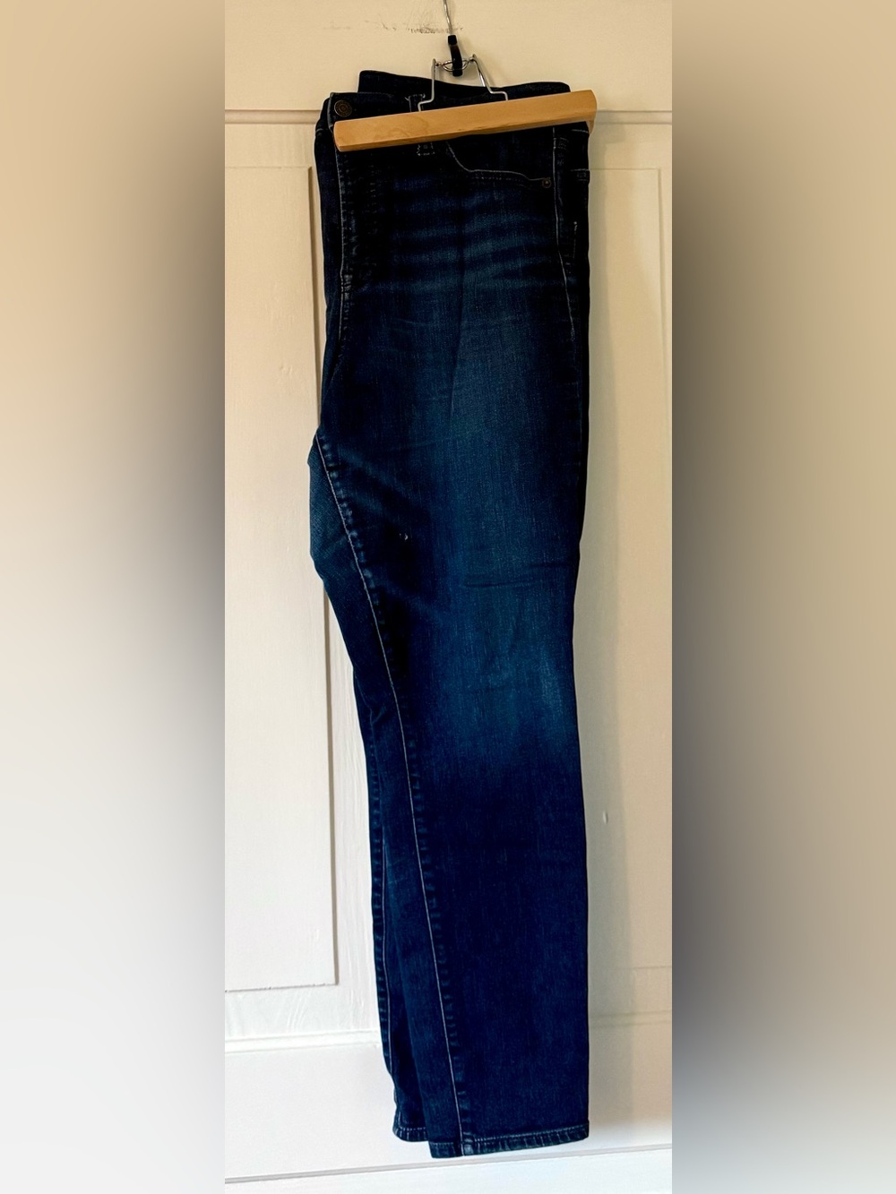 Women’s Dark Blue Slim Straight Jeans - GAP